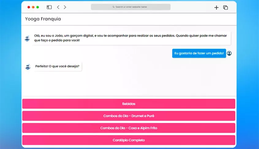 Garçom digital para o seu negócio
